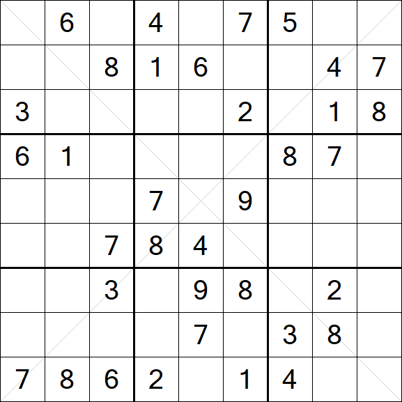 Sudoku X - Medium