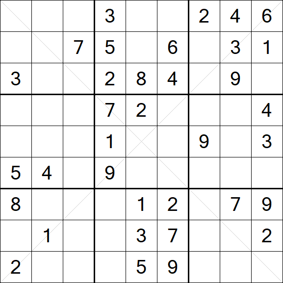 Sudoku X - Medium