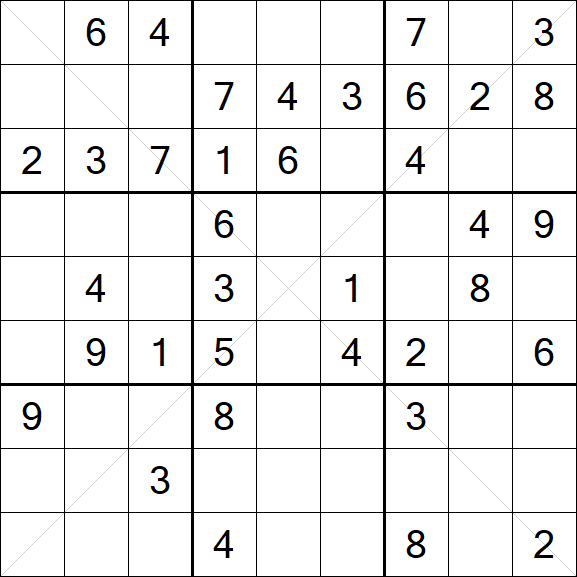 Sudoku X - Medium