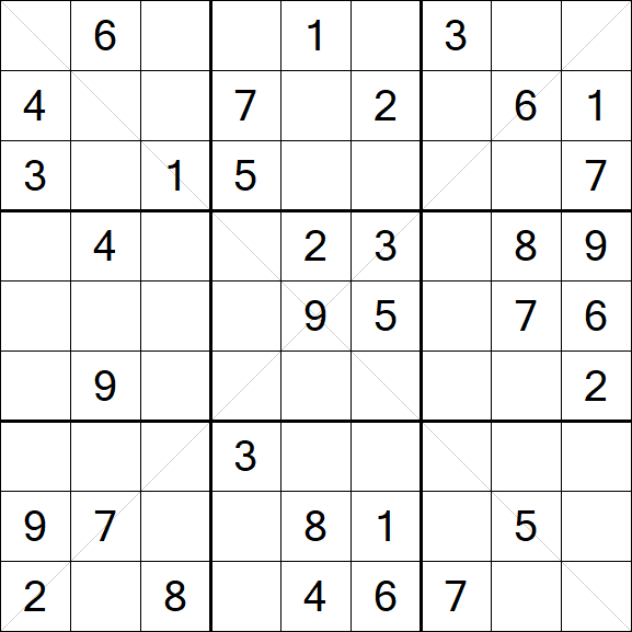 Sudoku X - Medium