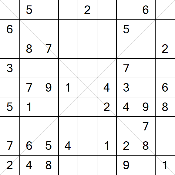 Sudoku X - Medium