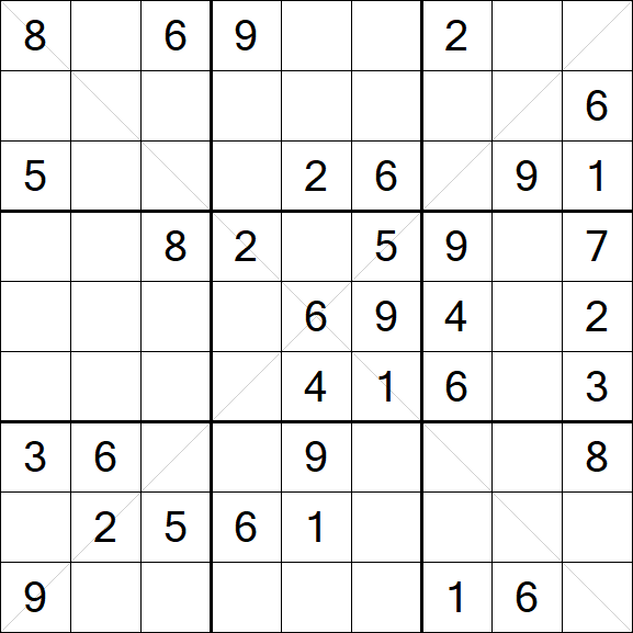 Sudoku X - Medium
