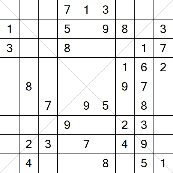Sudoku X - Medium