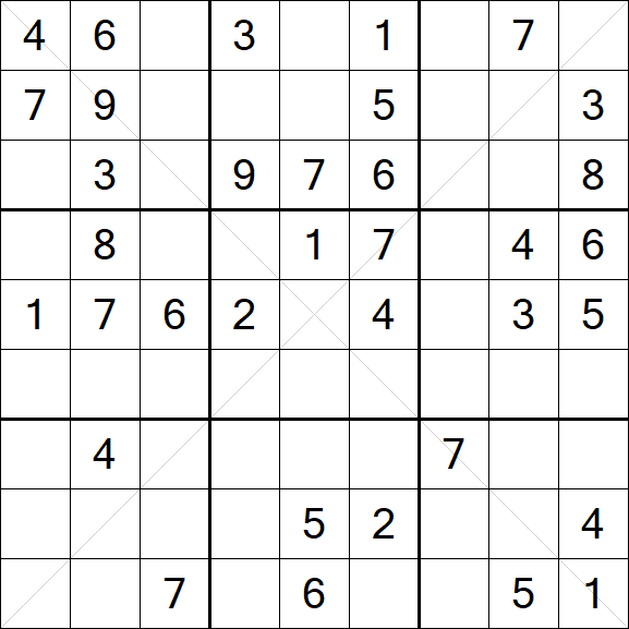 Sudoku X - Medium