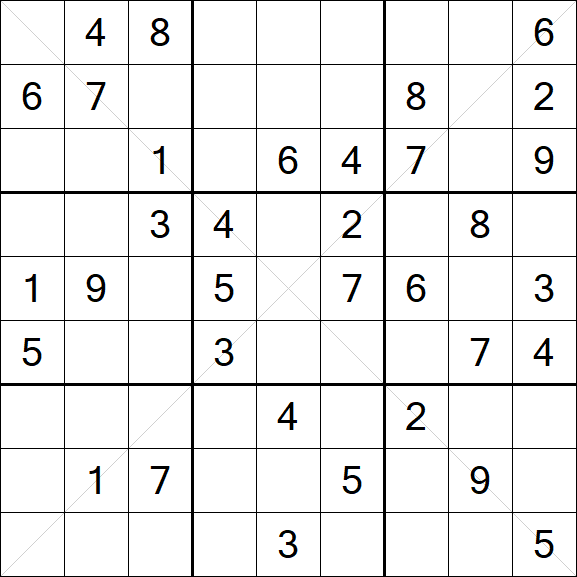 Sudoku X - Medium