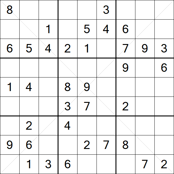 Sudoku X - Medium
