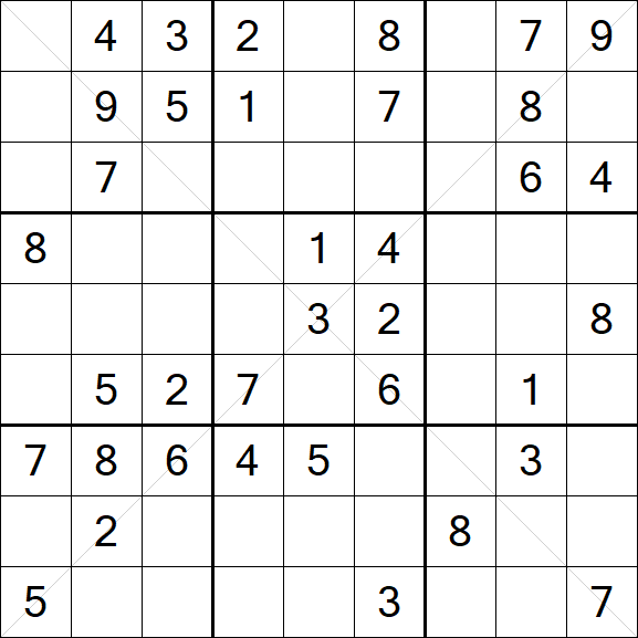 Sudoku X - Medium