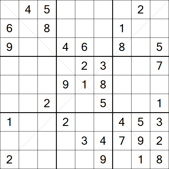 Sudoku X - Medium