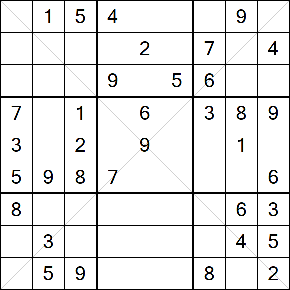 Sudoku X - Medium