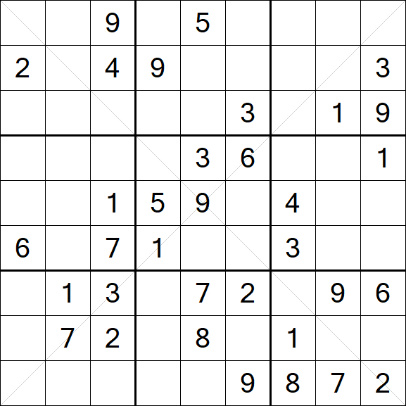 Sudoku X - Medium