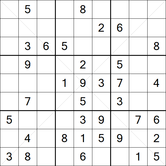 Sudoku X - Medium