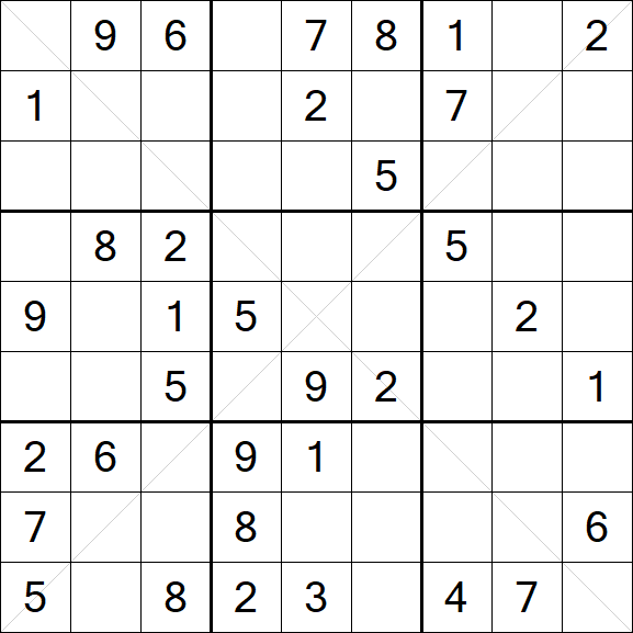 Sudoku X - Medium
