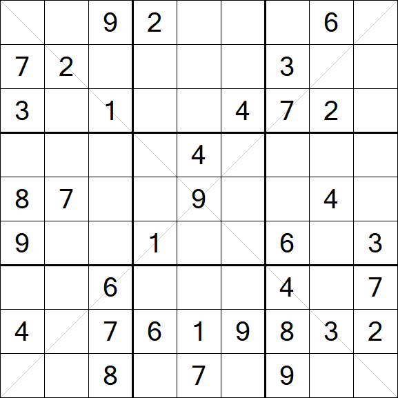 Sudoku X - Medium