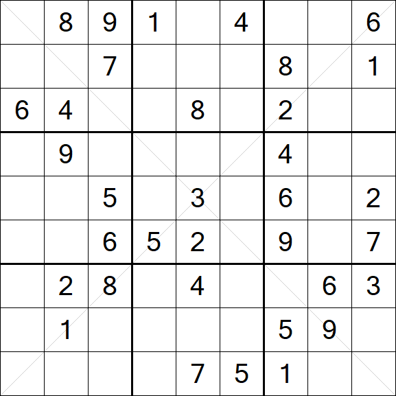 Sudoku X - Medium