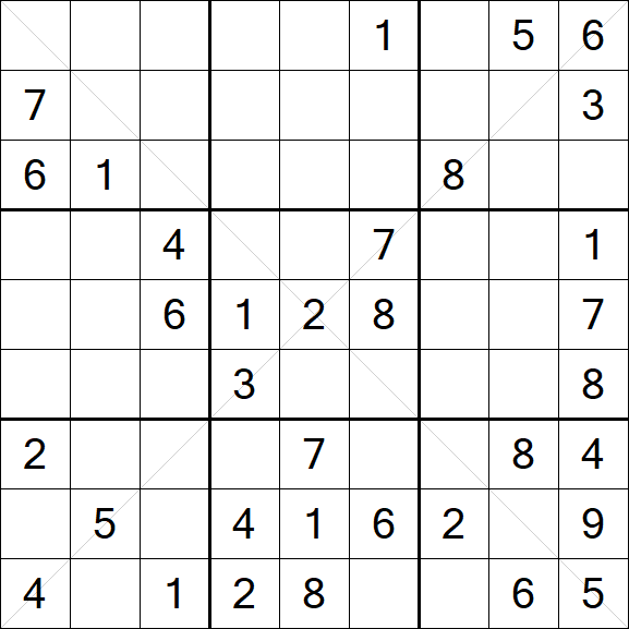Sudoku X - Medium