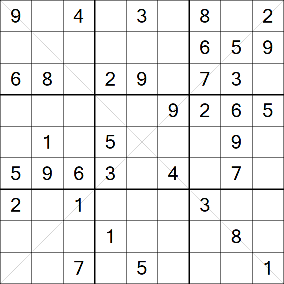 Sudoku X - Medium