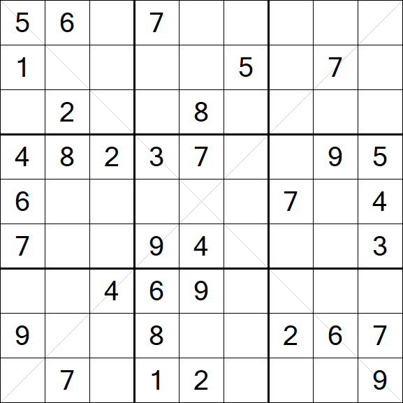 Sudoku X - Medium
