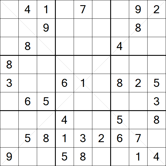Sudoku X - Medium