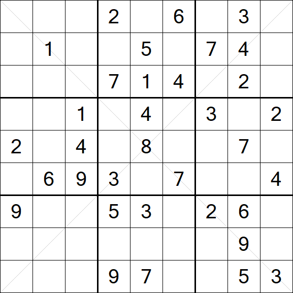 Sudoku X - Medium