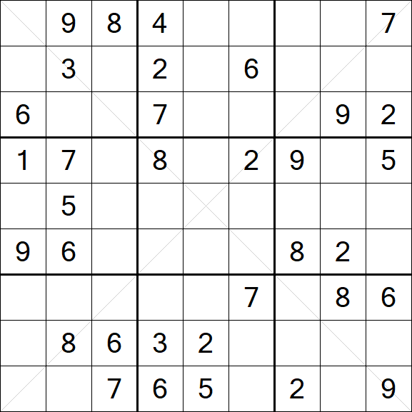 Sudoku X - Medium