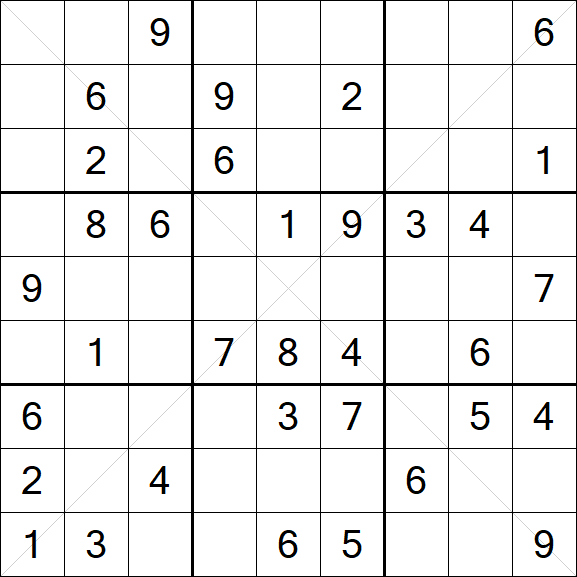 Sudoku X - Medium