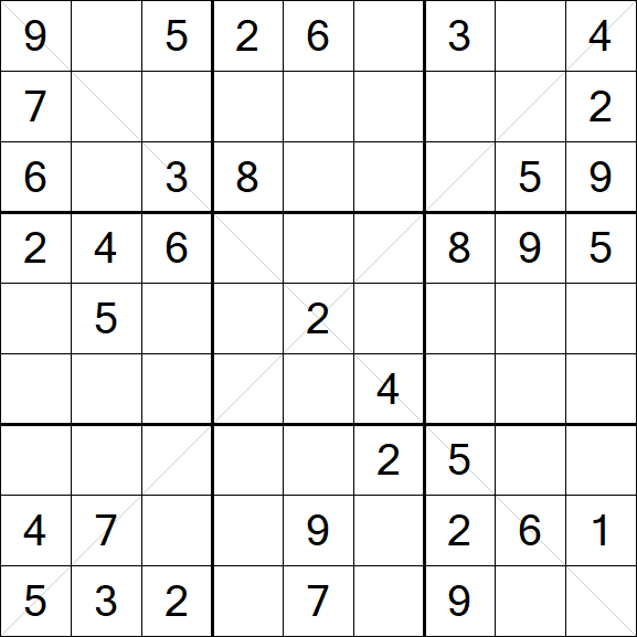 Sudoku X - Medium