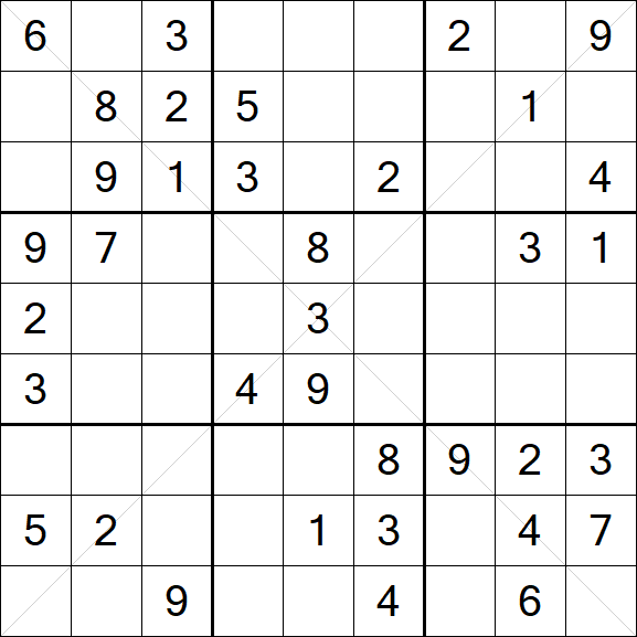 Sudoku X - Medium