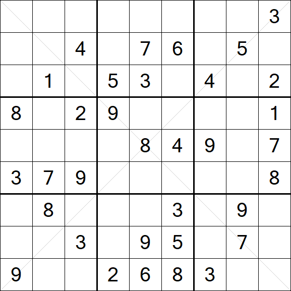Sudoku X - Medium