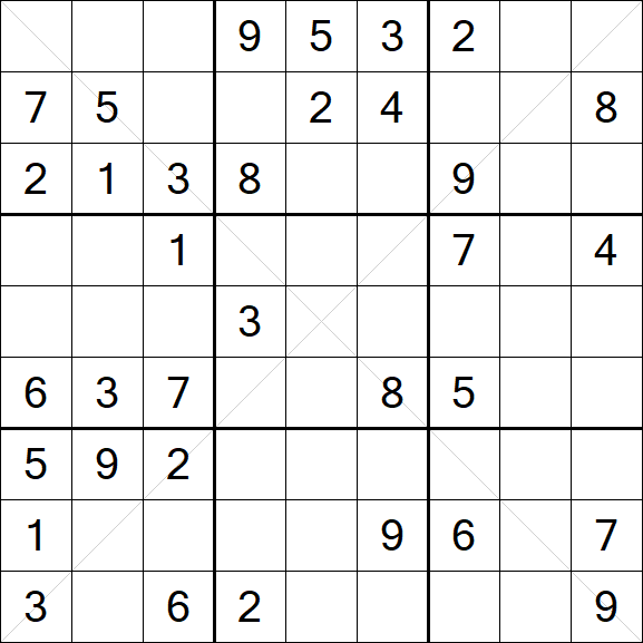 Sudoku X - Medium