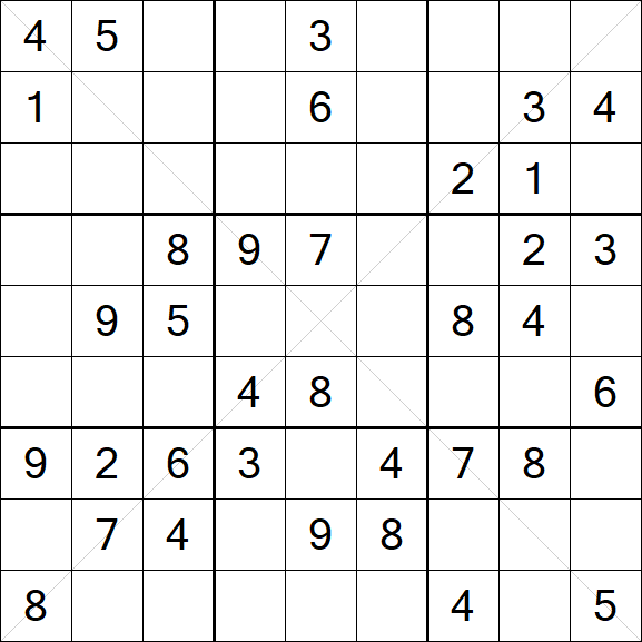 Sudoku X - Medium