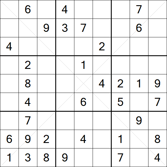 Sudoku X - Medium