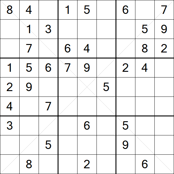 Sudoku X - Medium