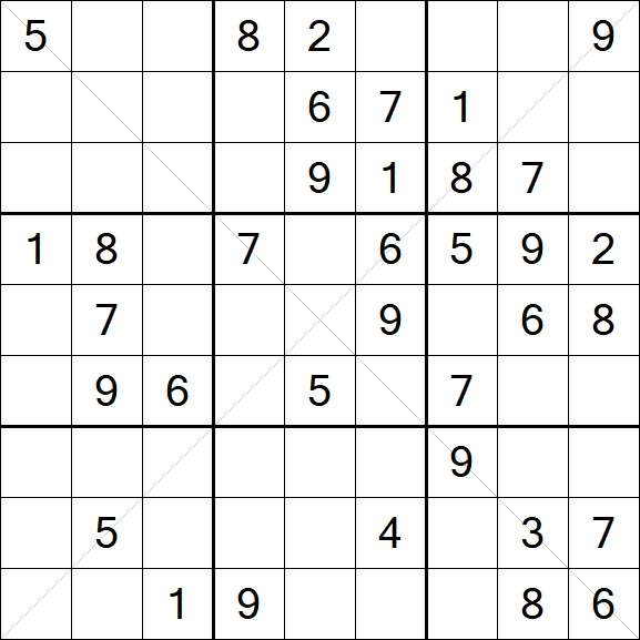 Sudoku X - Medium