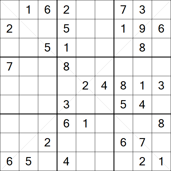 Sudoku X - Medium