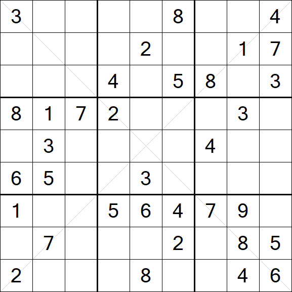 Sudoku X - Medium