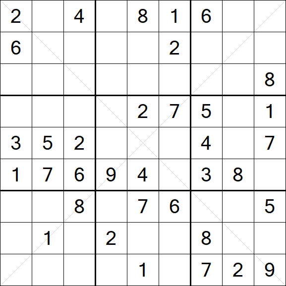 Sudoku X - Medium