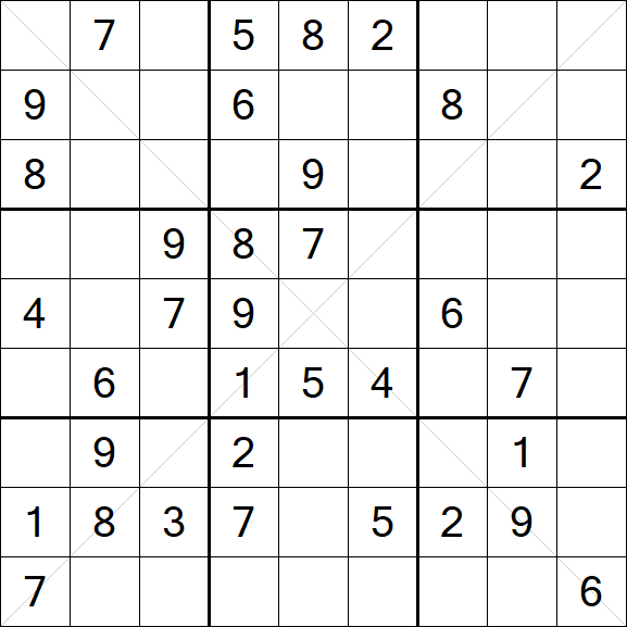Sudoku X - Medium