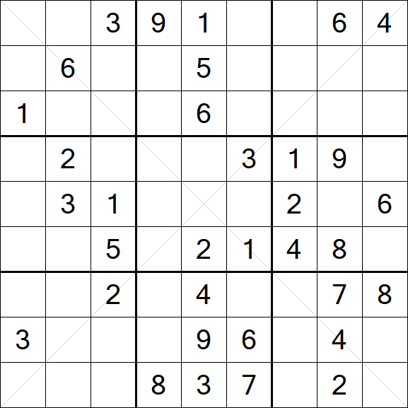 Sudoku X - Medium
