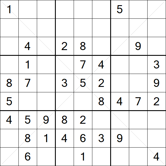 Sudoku X - Medium