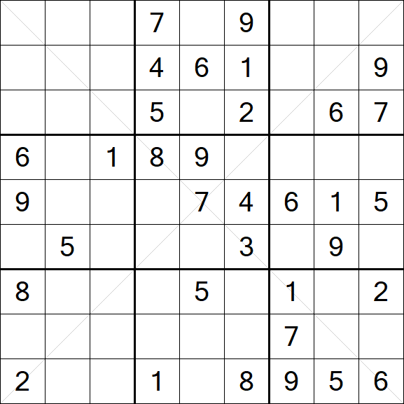 Sudoku X - Medium