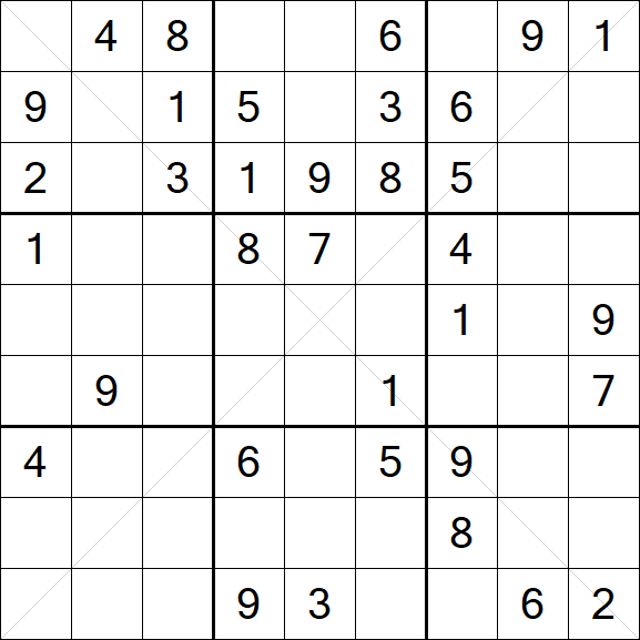 Sudoku X - Medium
