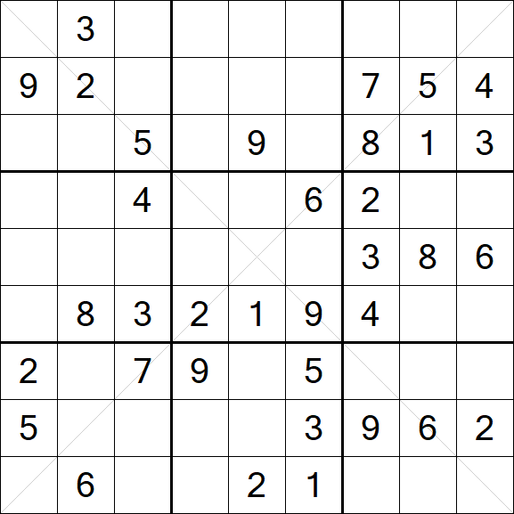 Sudoku X - Medium