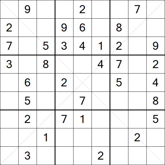 Sudoku X - Medium