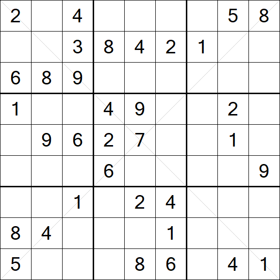 Sudoku X - Medium