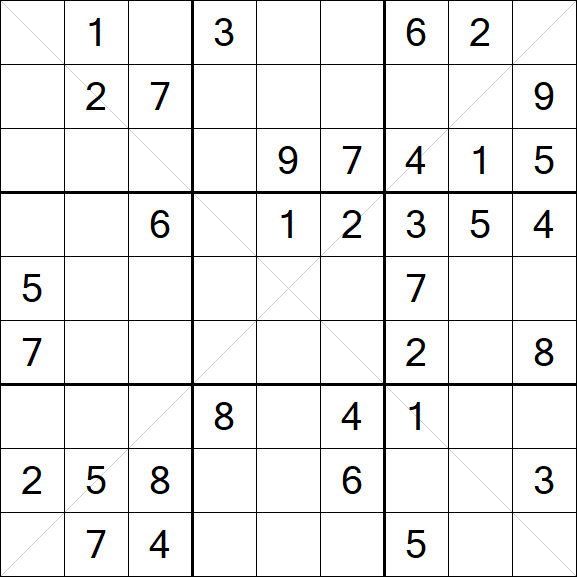 Sudoku X - Medium