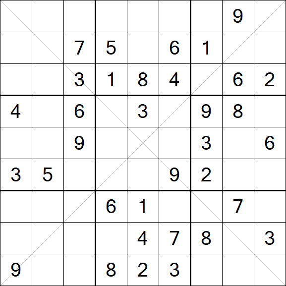 Sudoku X - Medium