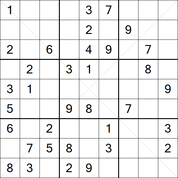 Sudoku X - Medium