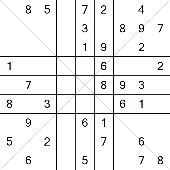 Sudoku X - Medium