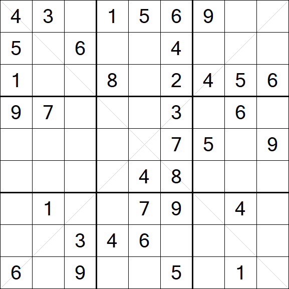 Sudoku X - Medium