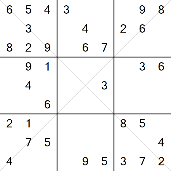Sudoku X - Medium